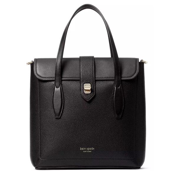 Kate Spade Tote Essential Medium North South Pebble Leather in Black - Picture 1 of 12